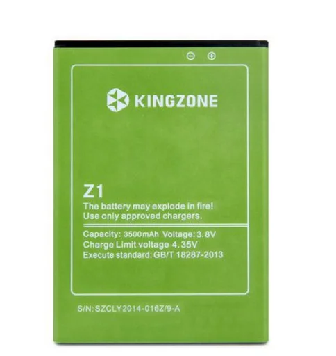 

Original Kingzone Z1 battery 3000mAh backup Li-ion battery for Kingzone Z1 smartphone replacement