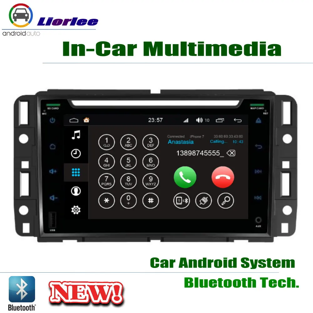 Автомобильная Android система 8 Core A53 процессор IPS ЖК-экран для Chevrolet Suburban 2007 ~ 2012 Радио