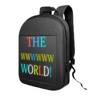 led outdoor walking advertising men backpack wireless wifi app control display dynamic bag for man schoolbag backpacks mochila