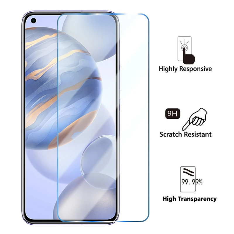 

9H Tempered Glass for Huawei Honor 30 30i 20 20pro Safety Phone Screen Protectors on Huawei 30 huawey honor 30 20 Pro Glass