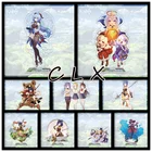 Новая игра Аниме 15 см Genshin воздействия 41-50 ганю Xiangling Мона акриловая подставка карты Модель пластина настольная вывеска для декора подарки