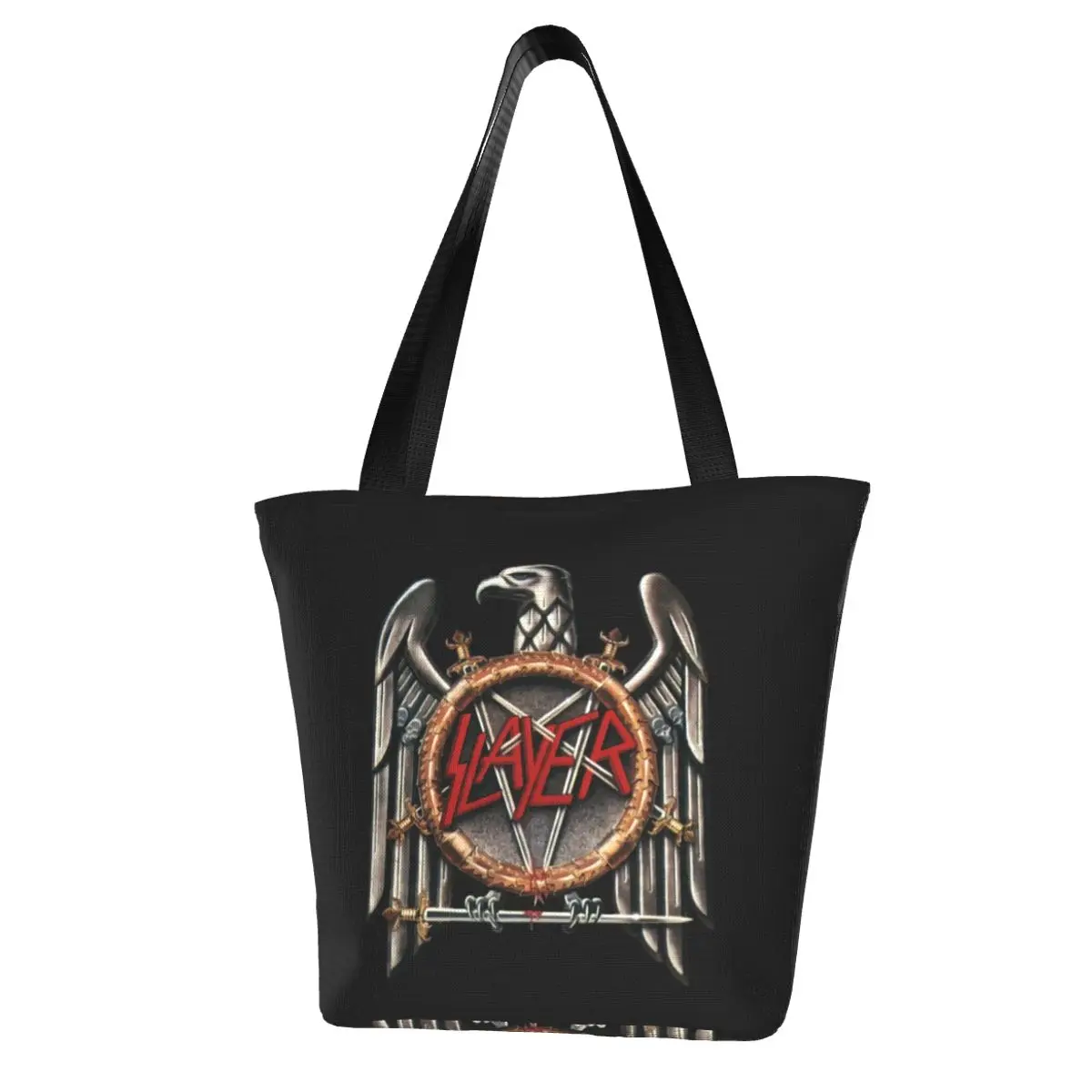 

Slayer Shopping Bag Gift Stylish Handbag Polyester Office Woman Bags