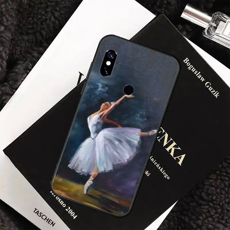 

Ballerina Dance Ballet Girl Phone Case For Xiaomi Redmi 7 8 9t a3Pro 9se k20 mi8 max3 lite 9 note 9s 10 pro