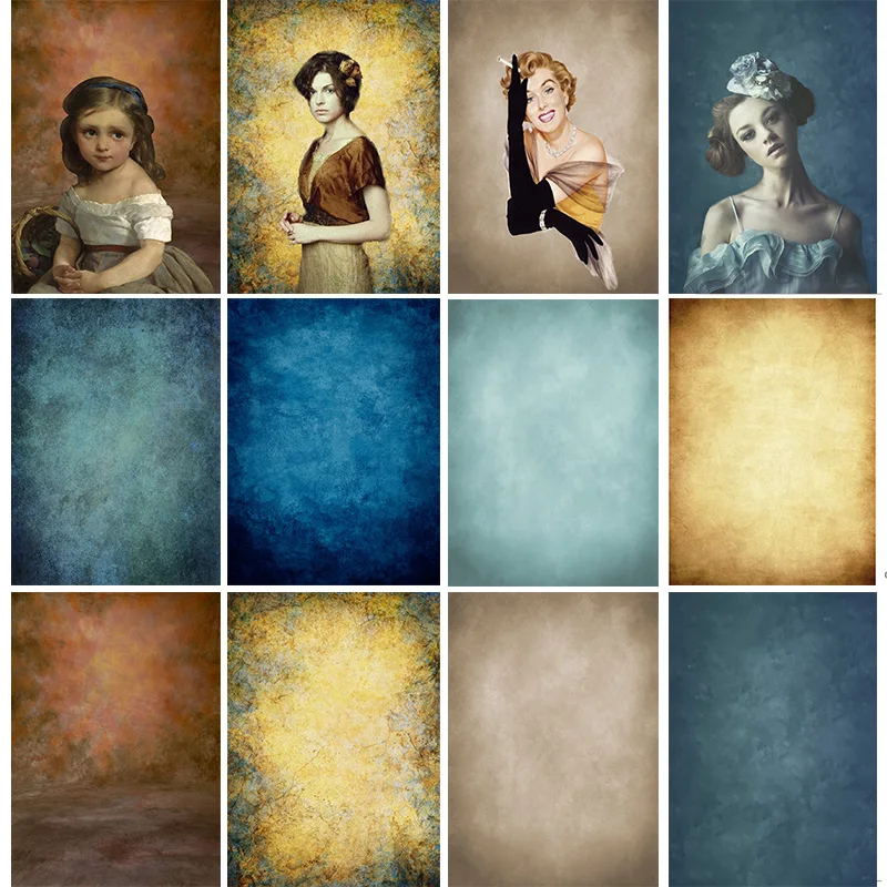 Винтажный градиентный однотонный фон для фотосъемки реквизит кирпичная стена