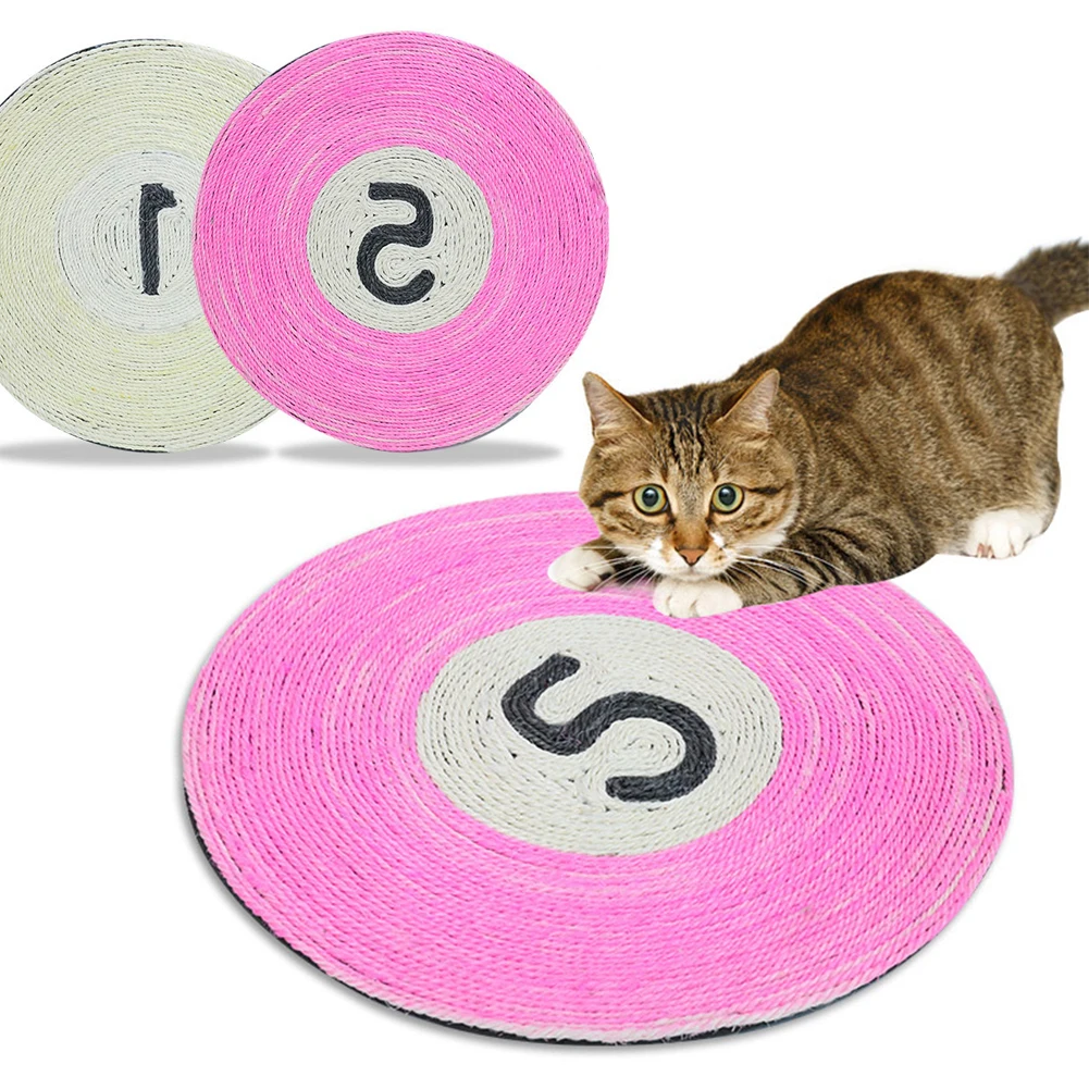 

Cat Scratching Mat Natural Sisal Felt Durable Cat Scratcher Toys Sisal Scratching Pad for Cats Protecting Furniture Supplies
