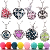 mexico chime music essential oil diffuser accessories angel ball caller locket necklace vintage pregnancy necklace aromatherapy