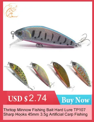 Thritop Crankbait рыболовные приманки-Воблеры искусственные жесткие приманки 3D глаза TP067 5 см 7 г 5 различных цветов