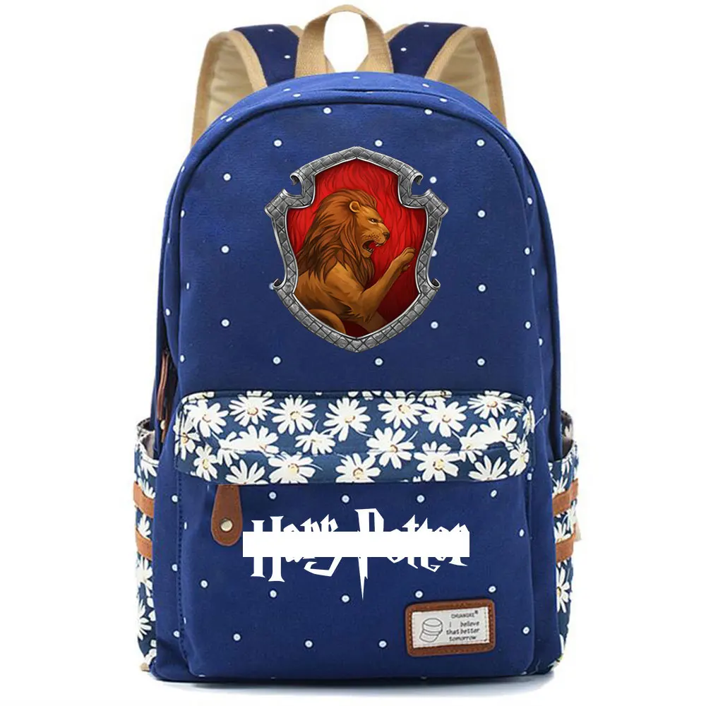 F0301 Горячая Волшебная школа Ravenclaw Орел детская школьная сумка для девочек Женская сумка рюкзак для подростков холщовый женский рюкзак - Цвет: F03-29
