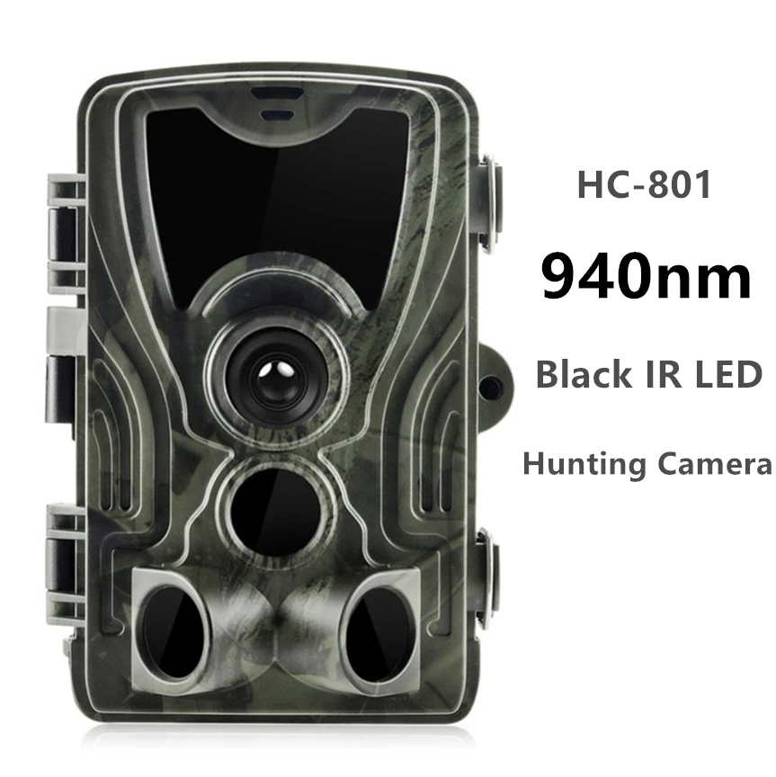 Goujxcy HC801 Trail camera 16mp 1080p 940nm инфракрасный светодиодный охотничий фотоаппарат ночного видения фото ловушки Водонепроницаемая камера Scout suntek