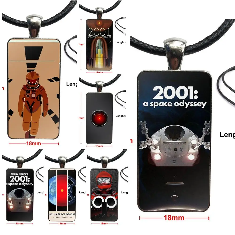 Для мужчин и женщин Hal 9000 2001 A Space Odyssey ожерелье модная Длинная цепочка с