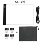 СВЕТОДИОДНЫЙ световой планшет A4 для алмазной живописи, рисования, рисования, копировальная светильник вая коробка, цифровые планшеты, рисование, планшет