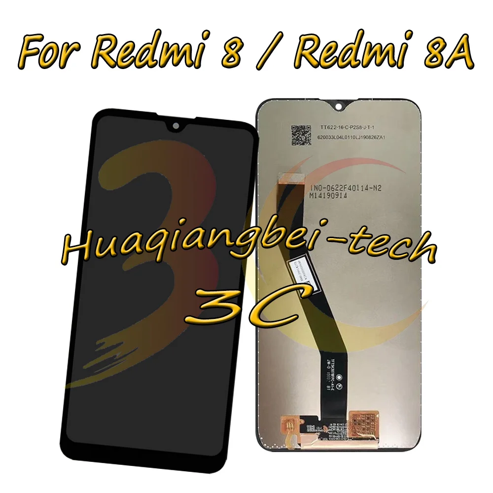 

6.22'' New For Xiao mi Redmi 8A MZB8298IN Full LCD DIsplay + Touch Screen Digitizer Assembly With Frame For Redmi 8 MZB8257IN