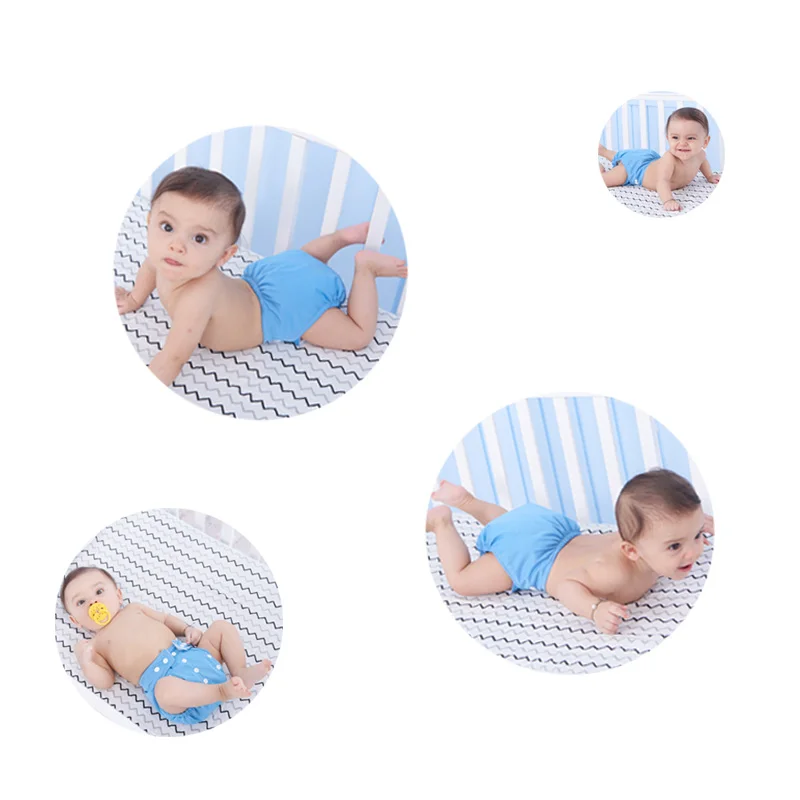 Регулируемые Детские водонепроницаемые подгузники детское нижнее белье дышащие