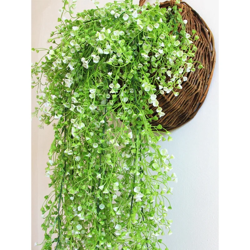 

Artificial Plant Vine Hanging Decoration Plastic Indoor And Outdoor Hanging Flower Vine Wedding Wreath Home Decoration