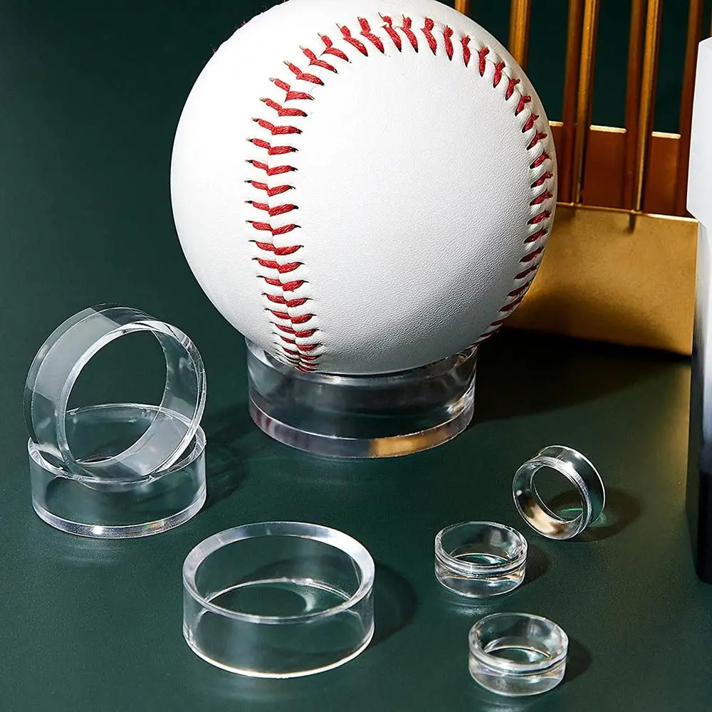 

Golf Ball Clear Organization Round Racks Baseball Display Stands Holder Rings Storage Holders