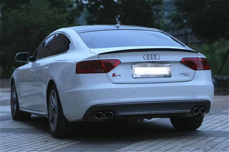 Спойлер для Audi A5 2007-2014 C спойлер ACKXV из АБС-пластика автомобильное заднее крыло