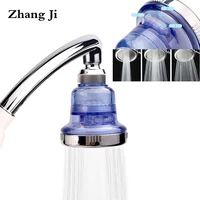 zhang ji 3 modes filtration rainfall shower head spa shower filter high pressure abs showerhead saving water spray nozzle