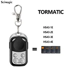 Пульт дистанционного управления Управление ворота TORMATIC MAHS433-01 MHS43-1 S43-1 HS43-1E HS43-2E TORMATIC 433 МГц 433,92 открывателя гаражных дверей с настраиваемым потоком воздуха, клон kayfun фиксированный код