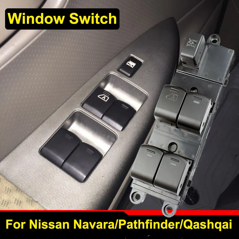 Электрический выключатель стеклоподъемника Master для Nissan Qashqai + 2 J10 Navara D40 Pathfinder R51