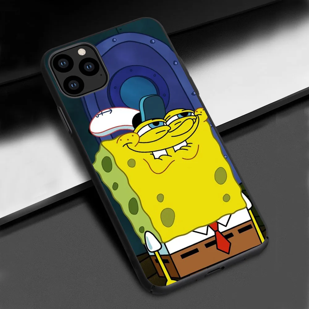 Чехол Funda для iPhone 11 Губка Боб Чехол для iPhone XS Max XR Телефон чехол для iPhone 6 7 8 Plus SE 11 Pro Max X 5s SE 6 Чехол