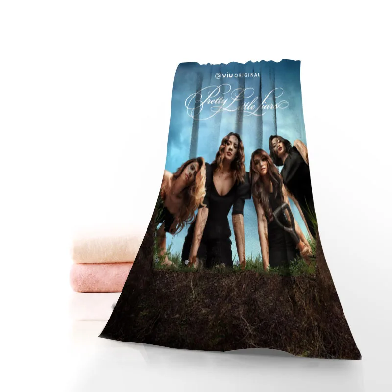 Хлопковое полотенце Pretty Little Liars с принтом для лица ткань из микрофибры детей