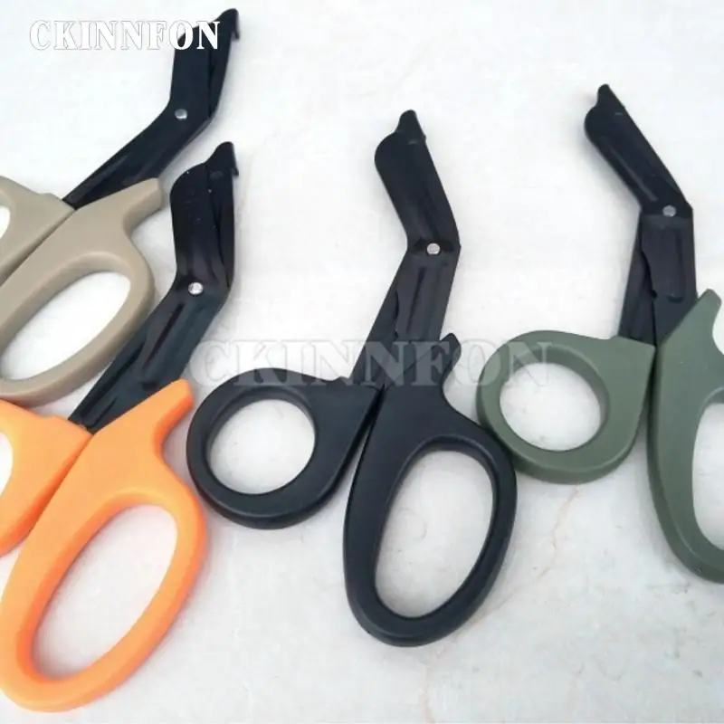 

DHL 200pcs Medical Emergency Canvas Field Equip Hot Shears Shearing Regulations Emt With Fine Teeth Survival Rescue Scissors