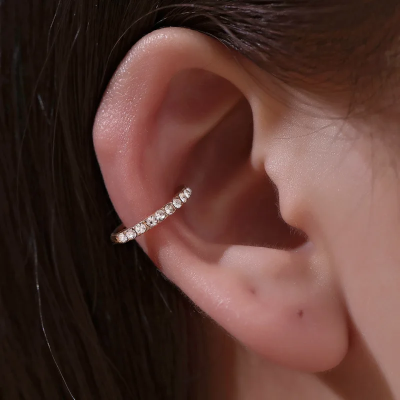 

earrings for women 2020 new fake piercing gold Clip-on fashion decorations for girls Unusual clip on Accesories earrings