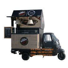 Piaggio Ape грузовик для еды/электрический грузовик для кофе еды/мобильный электрический грузовик для пищевых продуктов