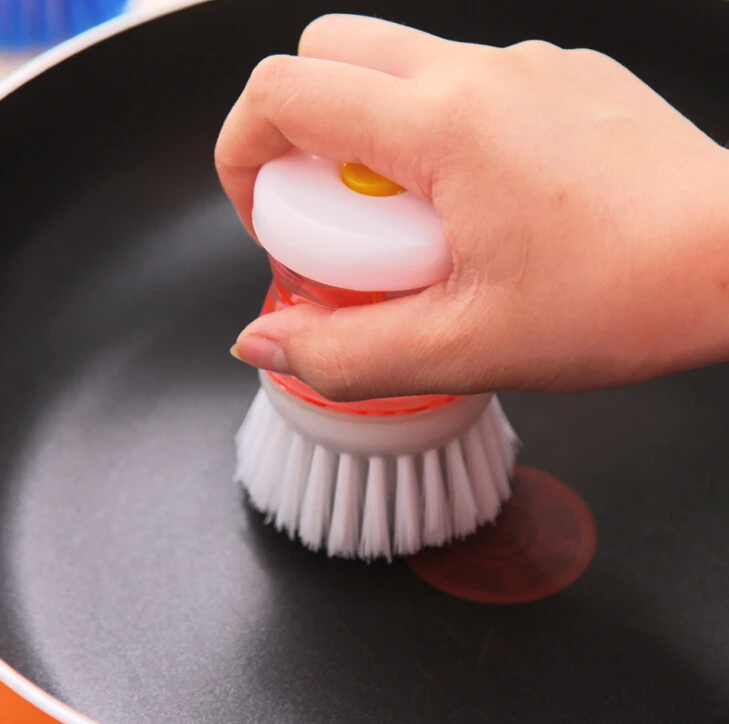 Кухня мытья посуды горшок блюдо кисточки с жидкость для дозатор жидкого мыла