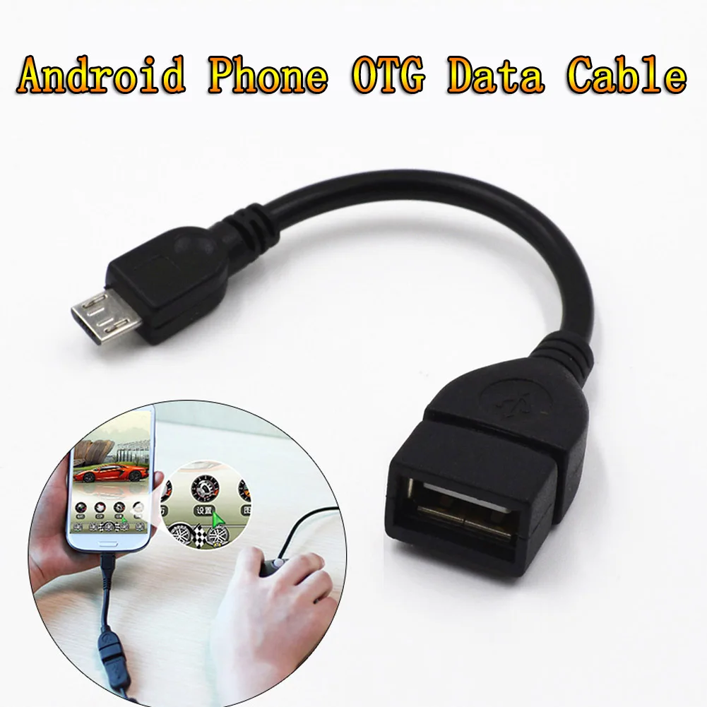 micro usb otg cable Micro USB OTG кабель передачи данных Micro USB адаптер «Папа-мама» для samsung htc Android - Цвет: micro usb otg cable