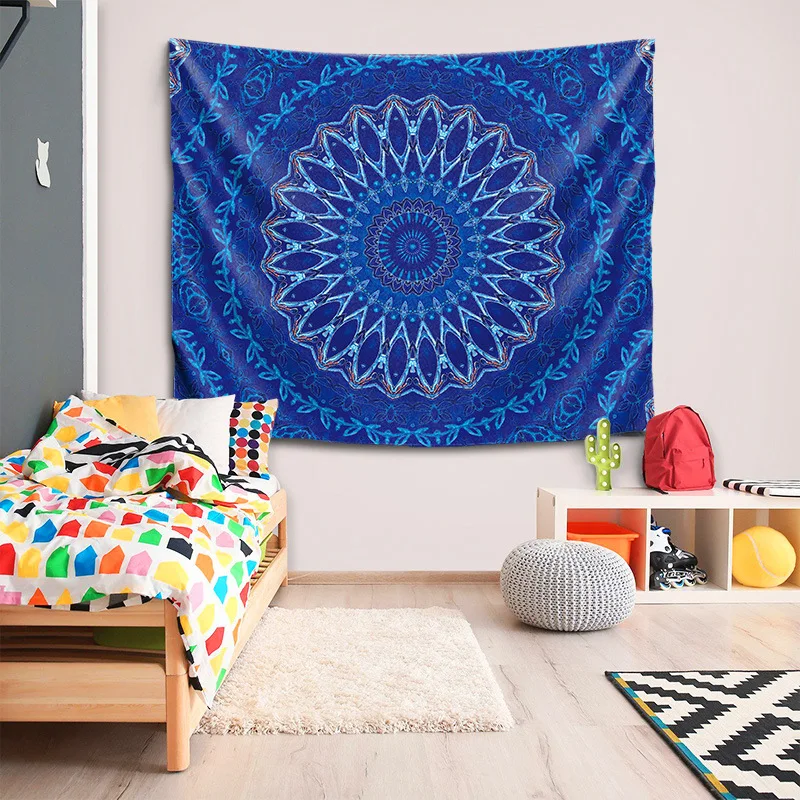 

Psychedelic law geometry cartoon Blanket Tapestry 3D Printed Tapestrying Rectangular Home Decor Wall Hanging style-3