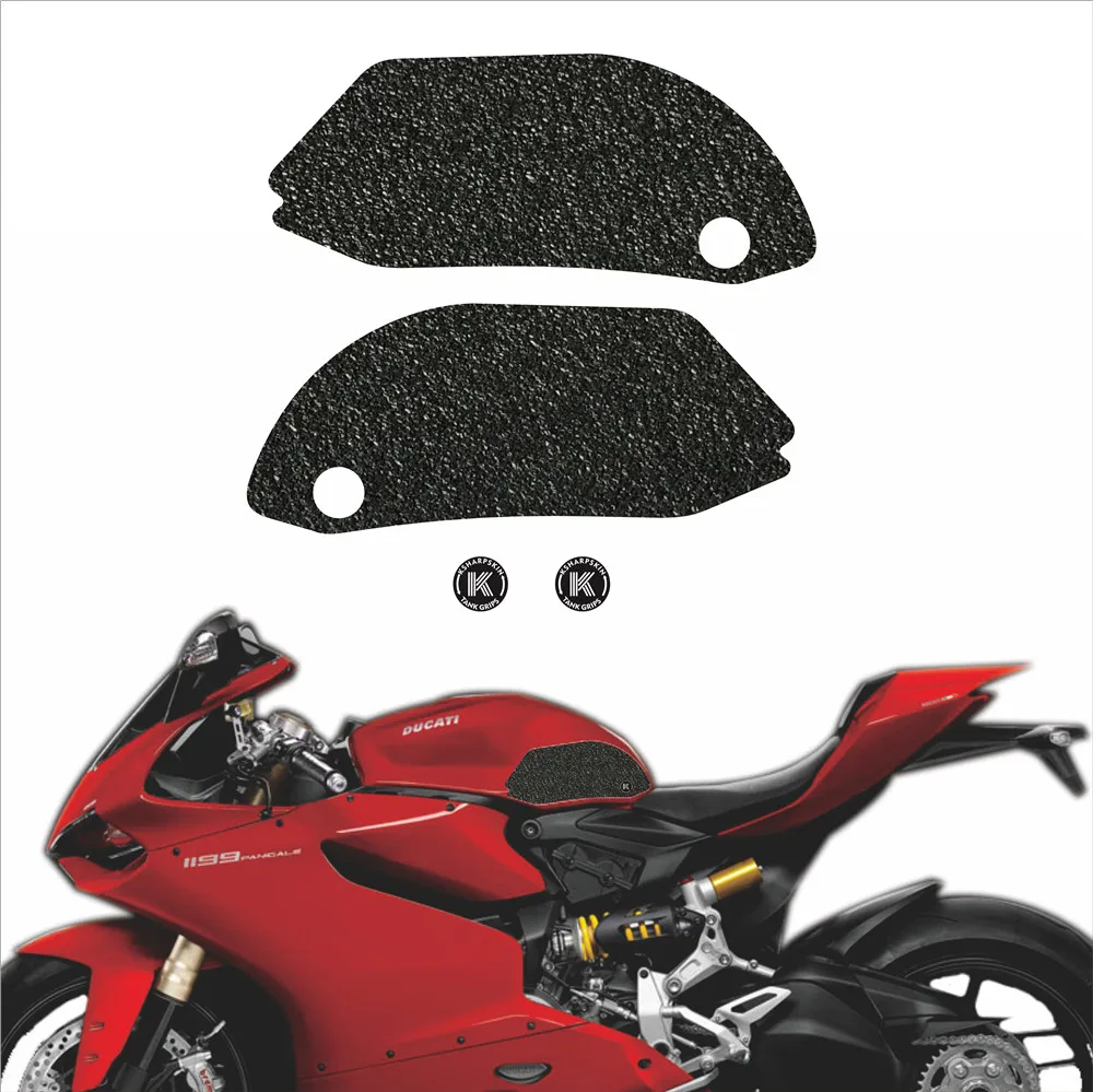 KSHARPSKIN ручка бака топлива Наклейка мотоцикла боковая защита топливного наклейка