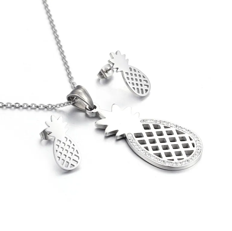 Милый набор ювелирных изделий с фруктами модный Love Gold Honey серьги браслет красивые