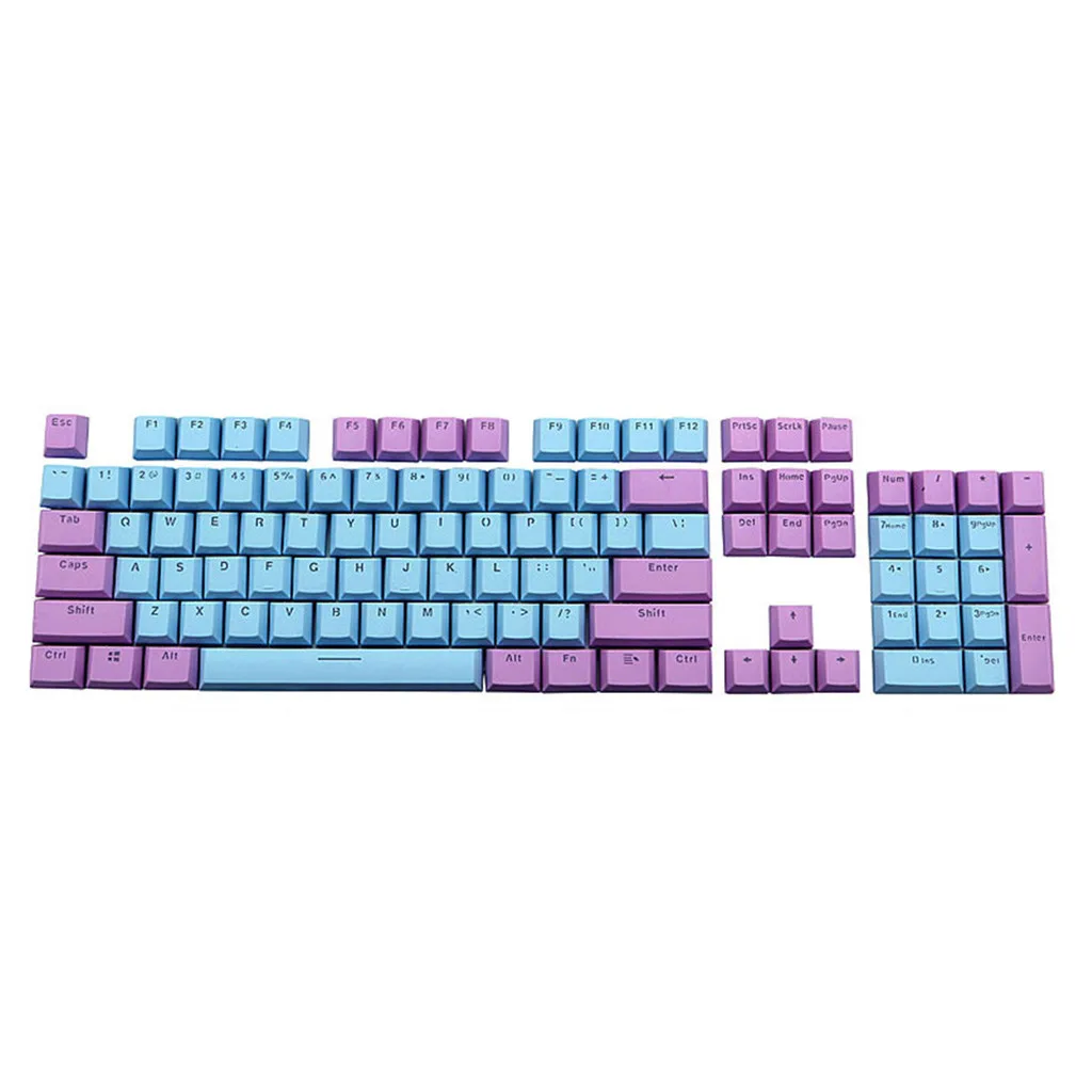 Полупрозрачные колпачки для ключей Double Shot PBT-104 с подсветкой аксессуары