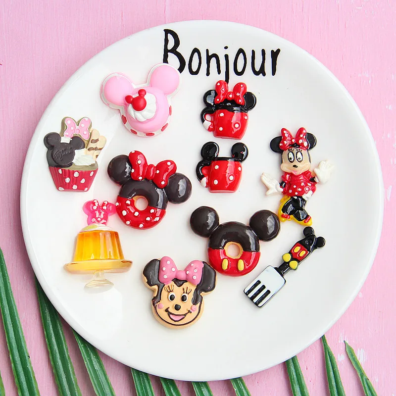 1 шт. Slime талисманы с животным принтом Утепленные Мышь клейкие аксессуары бусы