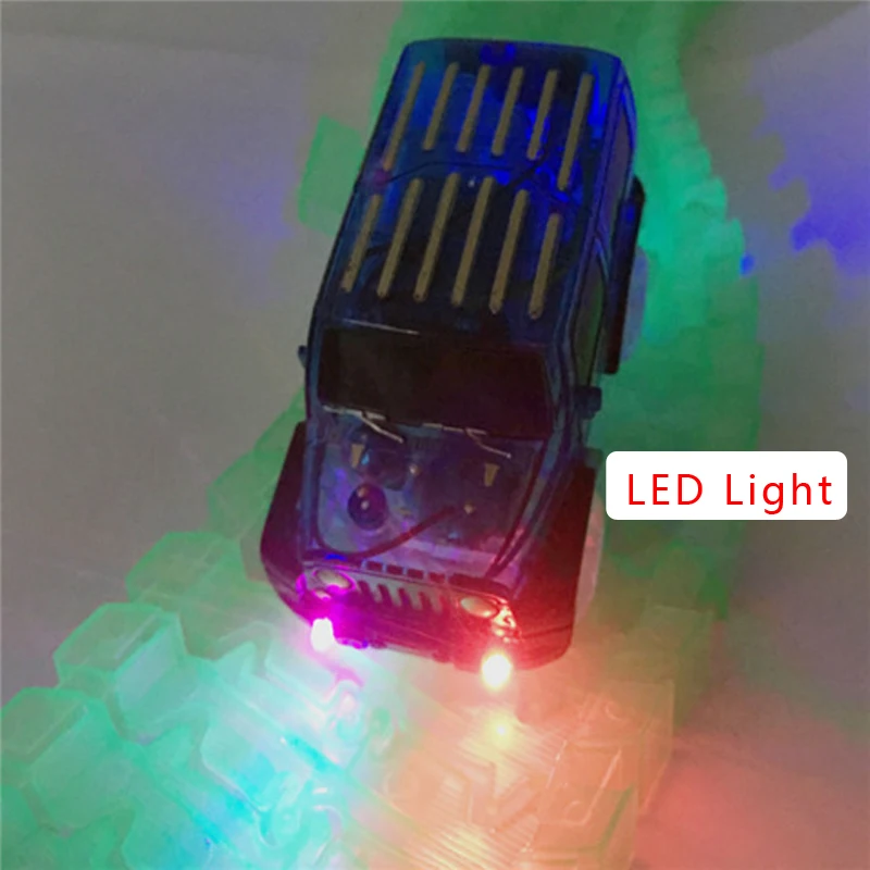 Электронный волшебный маленький игрушечный автомобиль с мигасветильник