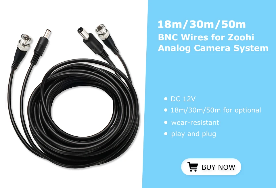 Zoohi 2CH 720 P/1080 P AHD Камера видеонаблюдения комплект P2P HDMI H. 264 DVR система видеонаблюдения Водонепроницаемая наружная камера безопасности комплект