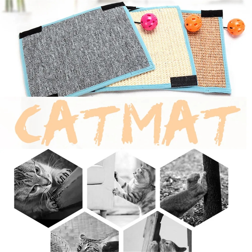 

Wear-Resistant Cat Scratch Pad Cat Scratcher Board Kitten Mat Climbing Tree Chair Table Mat Furniture Protector Cat Play Toys