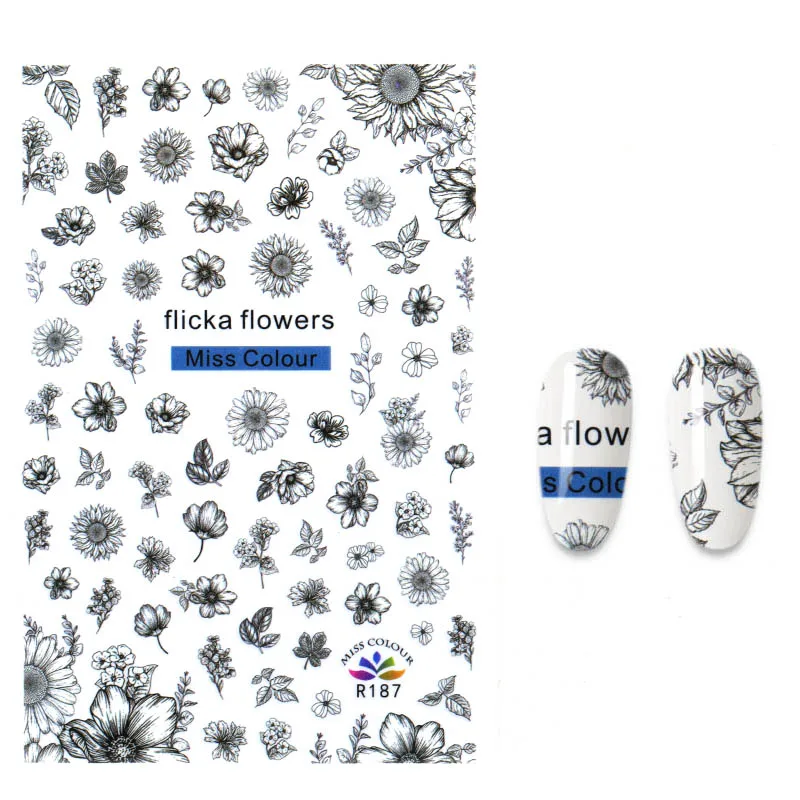 

3D чернила для рисования, цветы, палочки для ногтей, серия больших цветов, цветок, Одуванчик, узор, чернила, цветок, листья, животные, наклейки ...