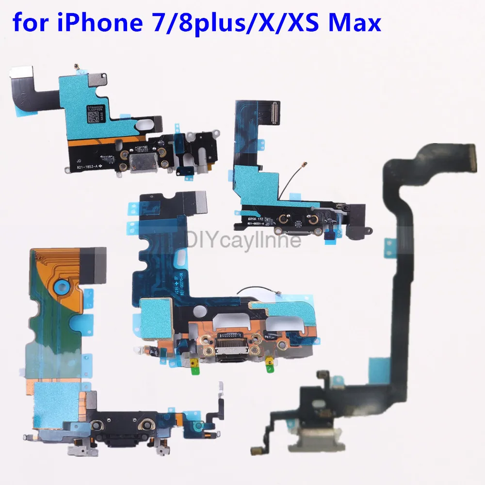 Новый гибкий usb зарядный порт для iPhone 7 8plus XS Max XR X Micro USB Jack замены