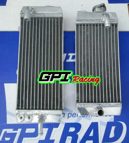Алюминиевый радиатор для KAWASAKI KXF250 KX250F KX 250F 2011 2016 2012 2013 2014 2015 RH & LH GPI Racing|Радиаторы и