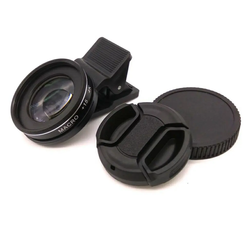 

37MM 15X Macro Lens 4K HD Professional Photography Phone Camera Lens for Eyelashes Diamond Jewelry Macro Lens for Smartphone