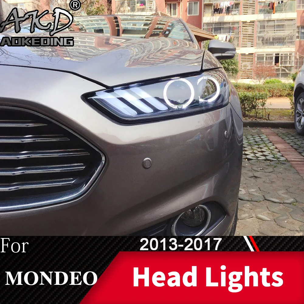 Передняя фара для автомобиля Ford Fusion 2013 2017 Mondeo головной светильник s туман дневные