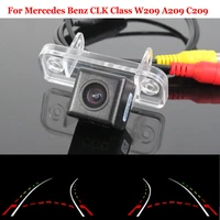 car intelligent reverse tracks camera for mercedes benz clk class w209 a209 c209 hd ccd car rear view camera back up camera