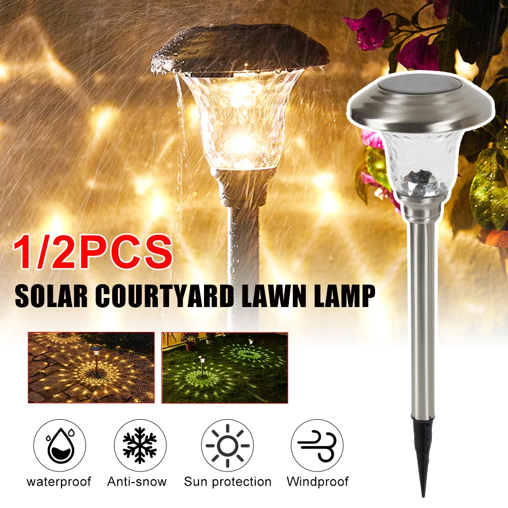 

Solar Light LED Light Light Sensor Pathway Stake Waterproof Sun Powered Light for Garden Lawn Patio Yard