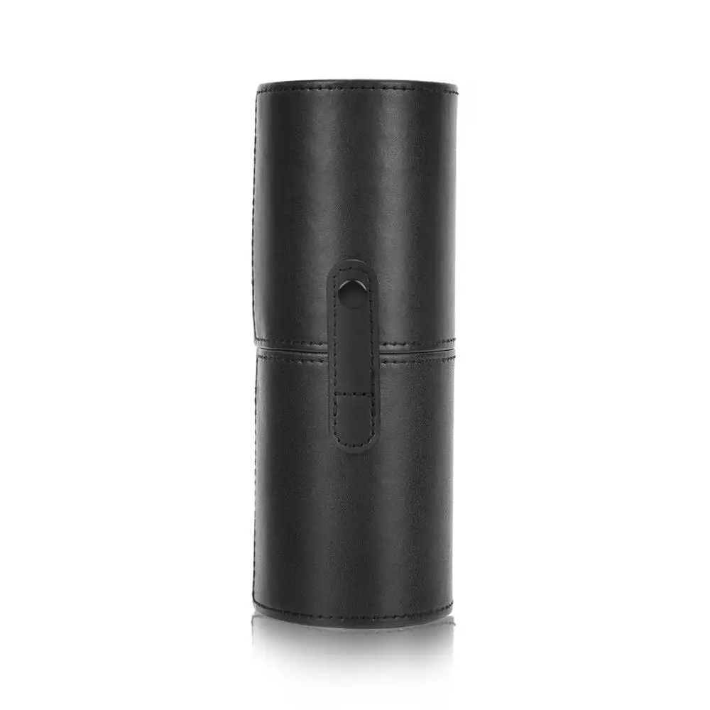 box Ретро унисекс винтажная закатывающаяся кожаная ручка Карандаш Чехол пакет кошелек сумка макияж новая пустая портативная коробка для макияжа - Цвет: box