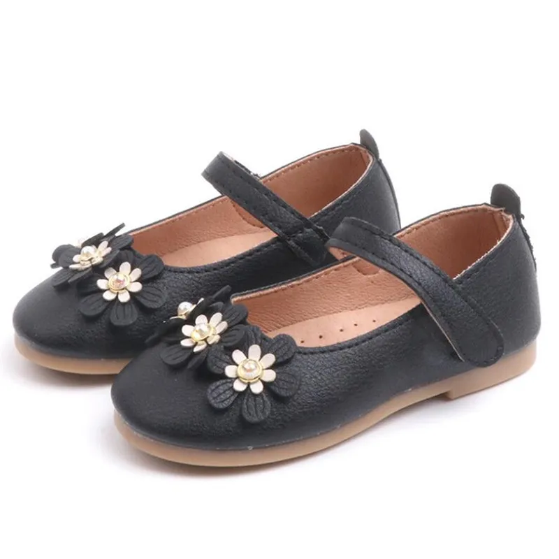 Летняя обувь для маленьких девочек детские сандалии с цветами вечерние туфли