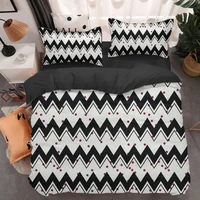 classic checkered bedding set fashion striped home duvet cover queen 220x240 260x240 bed cover coarse calico double single size