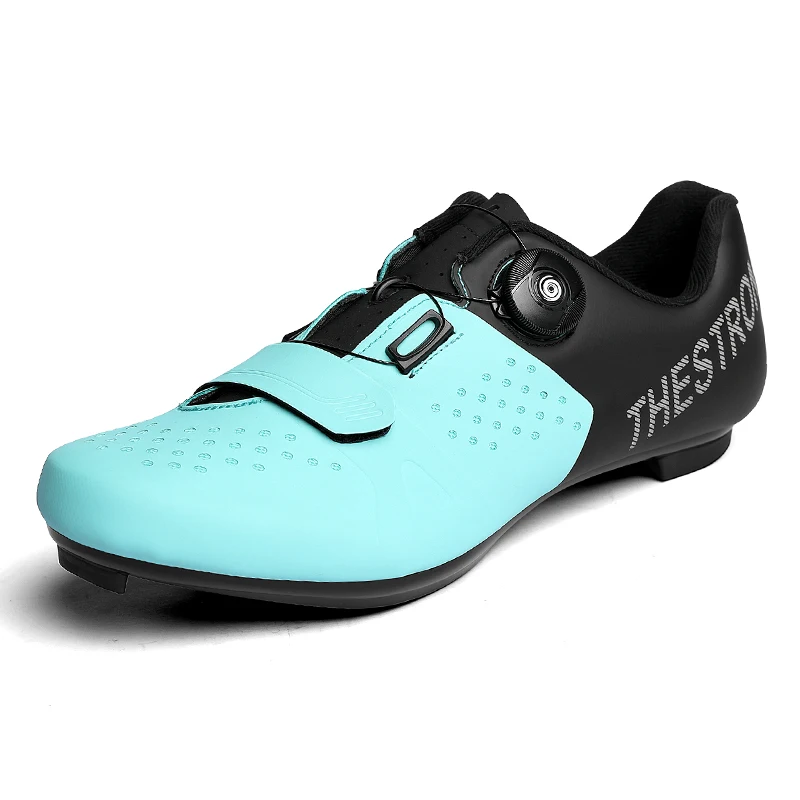 

2021 Cycling Shoes Men Breathable Sports MTB Self-Locking Road Speed Bike Sneakers Mountain Racing Bicycle Flat Cleat SPD Shoes