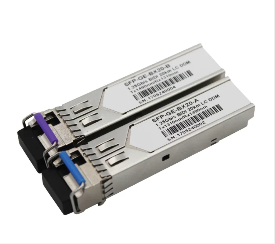 1 25 ГБ/сек. SFP одноволоконный одномодовый трансивер 20 км 1310 нм/1550 нм LC DDM высокое